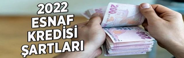 ESNAFA YENİ DESTEK KREDİSİ